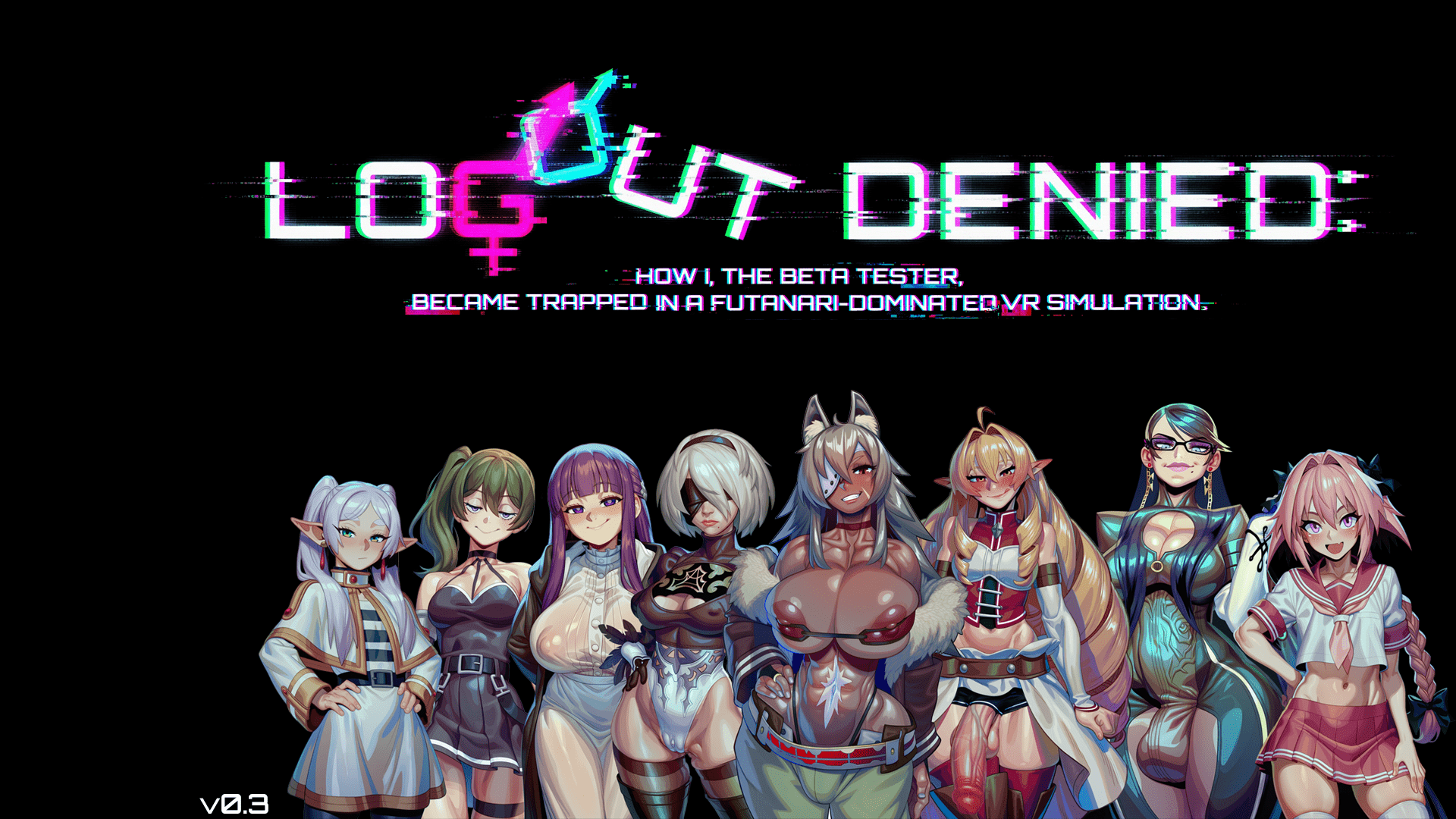 无法登出：扶她VR支配 Logout Denied | v0.3 | 汉化 【PC+安卓】-遇见萝莉