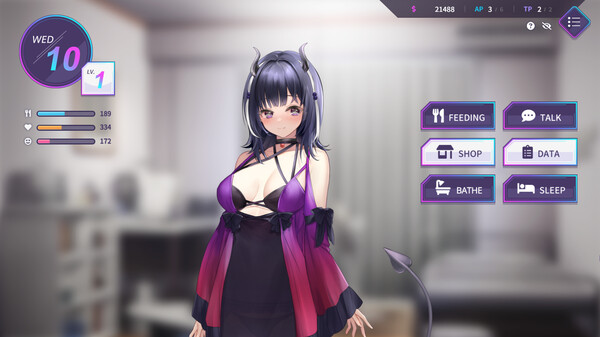 图片[2]-魅魔莉莉姆想要升级 steam官中不冰版 经营养成游戏-遇见萝莉