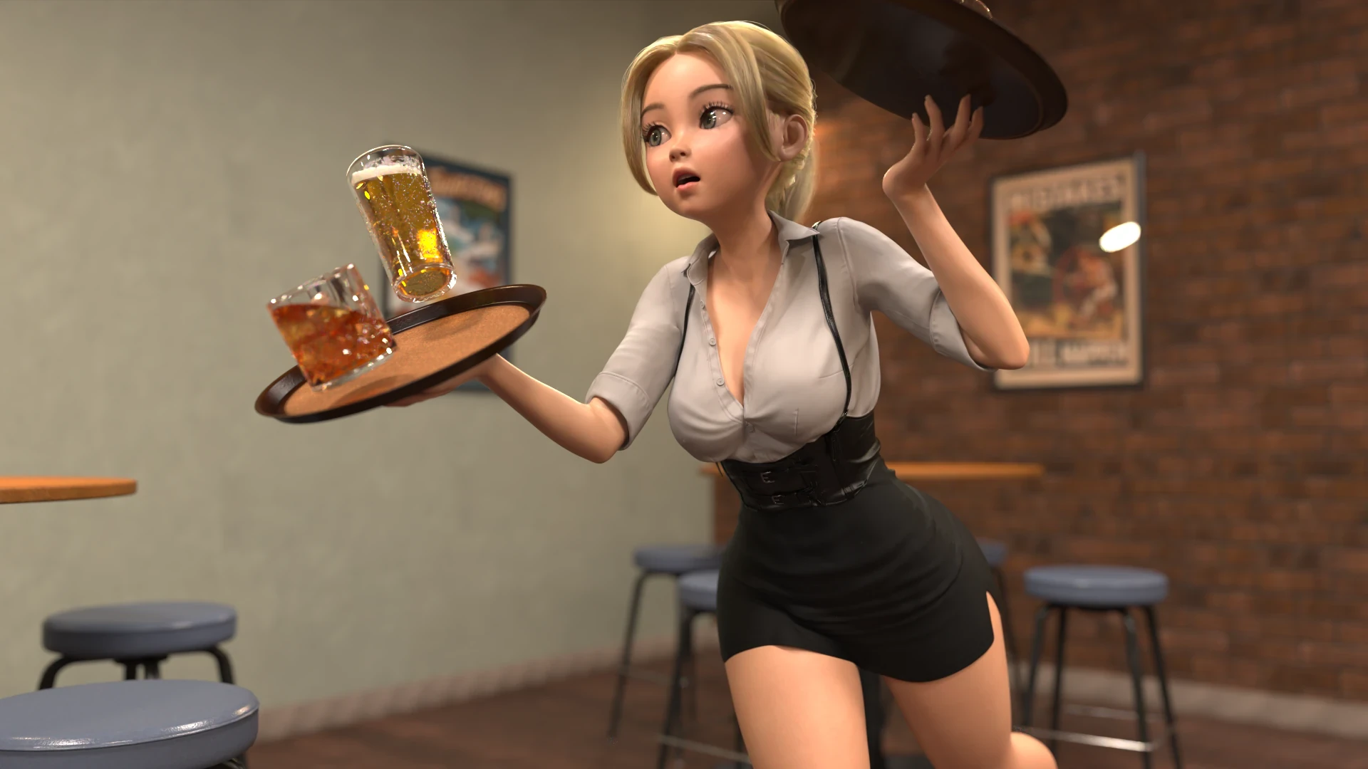 图片[3]-热辣女仆 Spicy Waitress | v0.1 | 汉化 【PC+安卓】-遇见萝莉